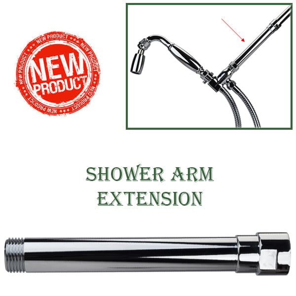 Chrome Non-Adjustable Shower Arm Extensions