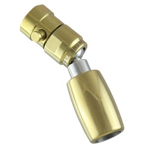 High Sierra Classic Low-Flow Shower Head with Trickle Valve in Polished Brass