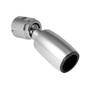 Retrofits Standard Shower Heads with 1/2 inch-14 NPS Female Threads - Chrome (Swivel)