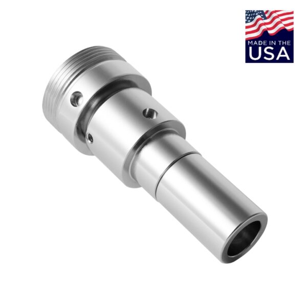 Retrofits Symmons 4-295 with 1.25 inch-18 NPS Male Threads - Chrome (Non-Swivel)