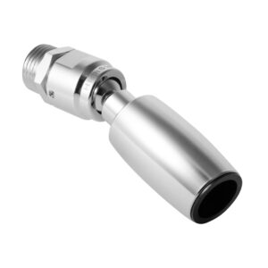 Retrofits Acorn & Speakman Wall-Mounted Showerheads with 1/2 inch - 14 NPS Male Threads - Chrome (Swivel)