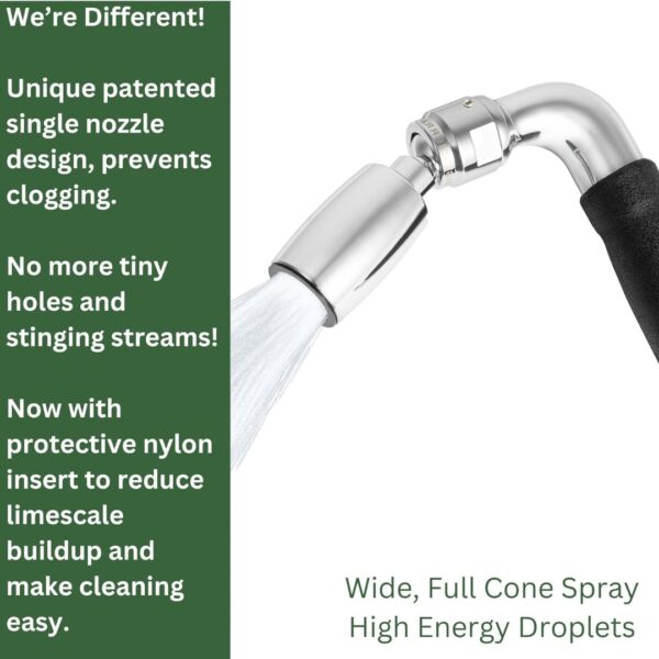 Classic™ Vandal Resistant Handheld - Chrome - Standard Grip - with Trickle Valve - Image 2