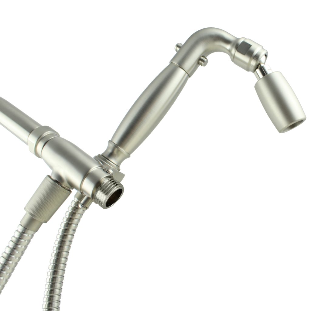 High Sierra Brushed Nickel Low-Flow Combination Kit with Handheld Shower Head