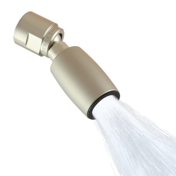 Classic™ Fixed Shower Head with Long Nut - Brushed Nickel - No Trickle Valve
