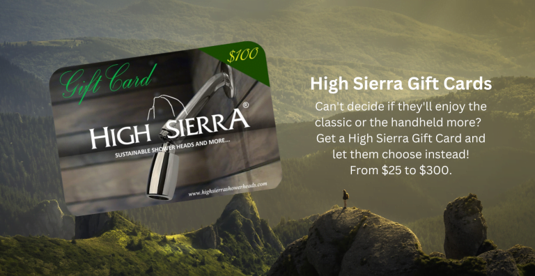 High Sierra Showerheads Q2 Gift Card Infographic