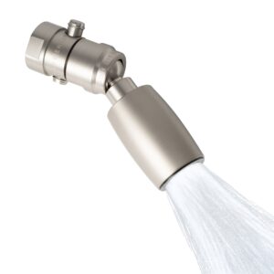 Classic™ Fixed Shower Head - Brushed Nickel - with Trickle Valve