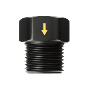 Handheld Shower Vacuum Breaker - Matte Black Finish