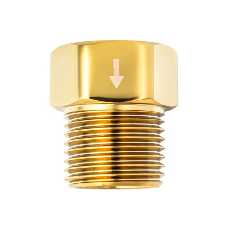Handheld Shower Vacuum Breaker - Polished Brass Finish