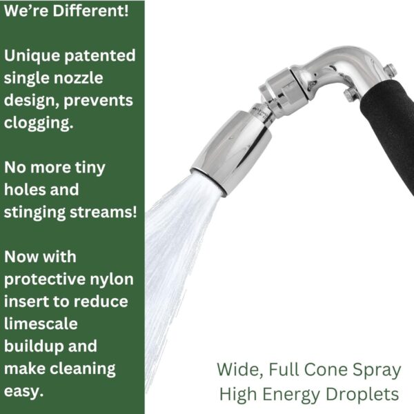 Classic™ Handheld - Matte Black - Standard Grip - with Trickle Valve - Image 2