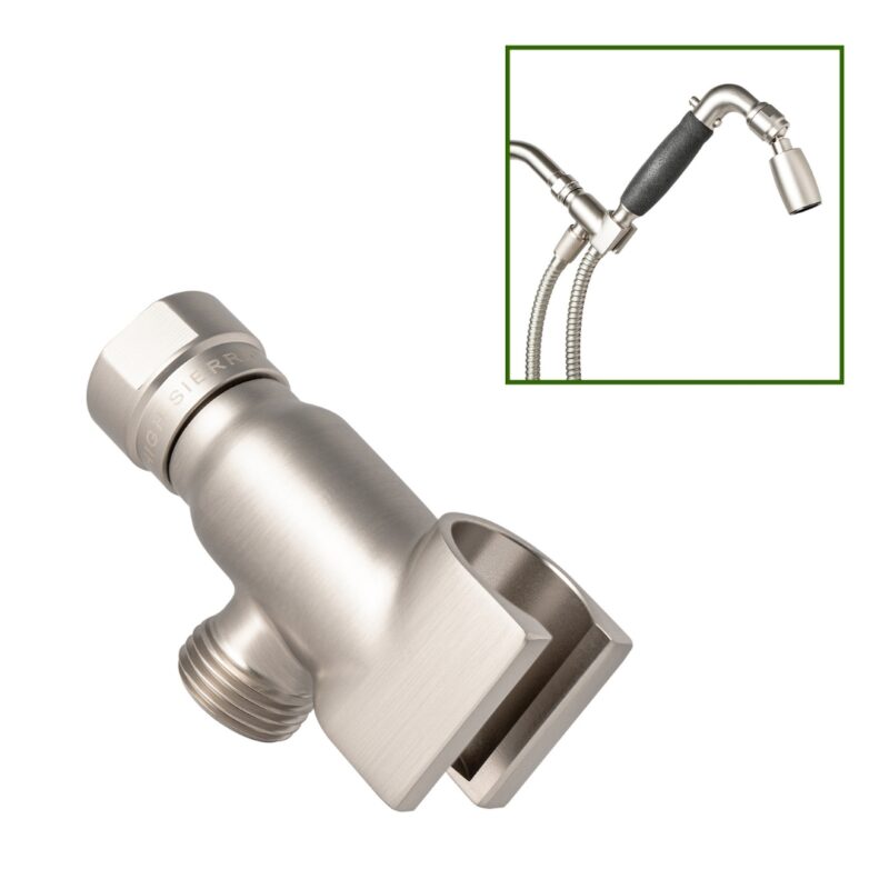 Handheld Holder - Brushed Nickel Finish