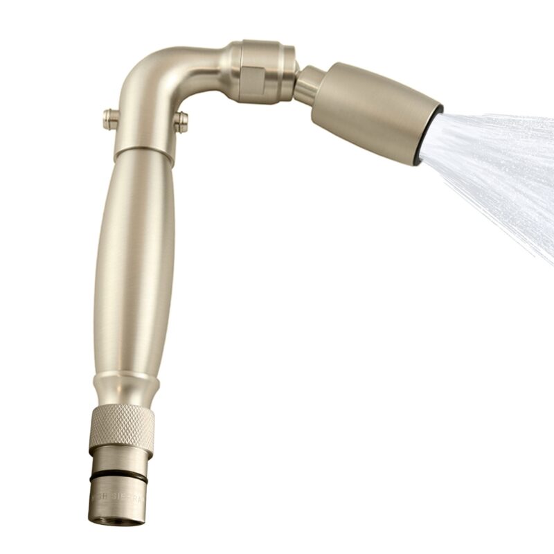 High Sierra RV Handheld Shower Head - for Oliver™ travel trailers 2021 and newer models - Brushed Nickel with Standard Grip