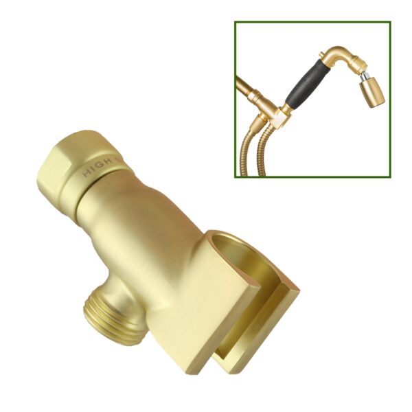 Handheld Holder - Brushed Gold Finish