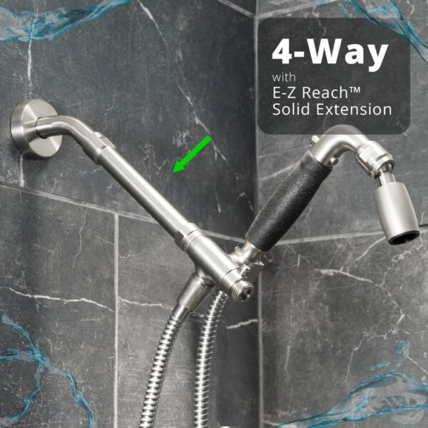 4-Way Combo Kit - Handheld without Fixed Shower Head -  Brushed Gold - Standard Grip - with Trickle Valve - Image 7