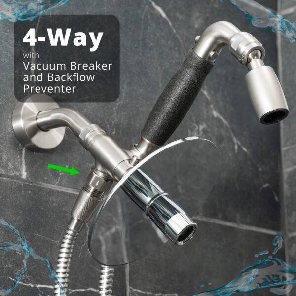4-Way Combo Kit - Handheld with Reflections™ Shower Head -  Chrome - Standard Grip - with Trickle Valve - Image 11