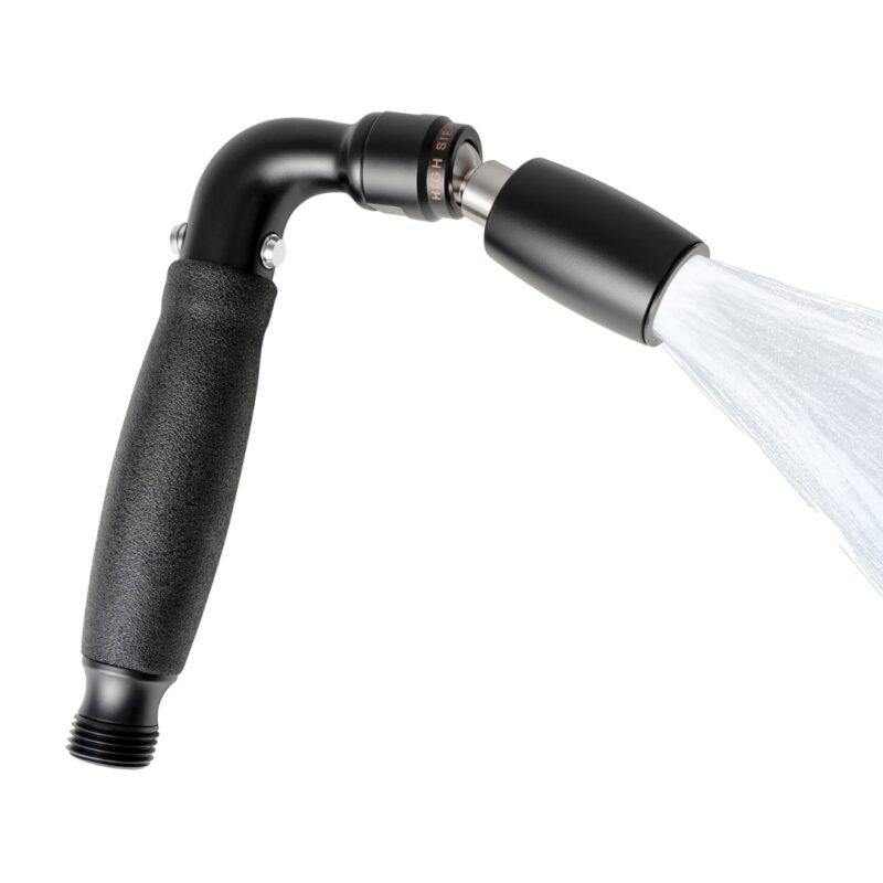 Classic™ Handheld - Matte Black - Forever™ Rubber Grip - No Trickle Valve