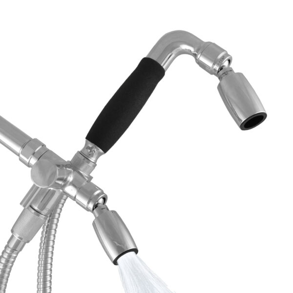 3-Way Combo Kit - Handheld with Classic™ Shower Head - Chrome - Forever™ Rubber Grip - No Trickle Valve