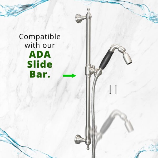 Classic™ Vandal Resistant Handheld - Chrome - Standard Grip - with Trickle Valve - Image 6
