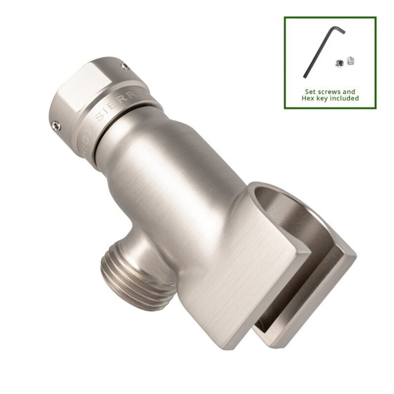 Vandal Resistant Handheld Holder - Brushed Nickel