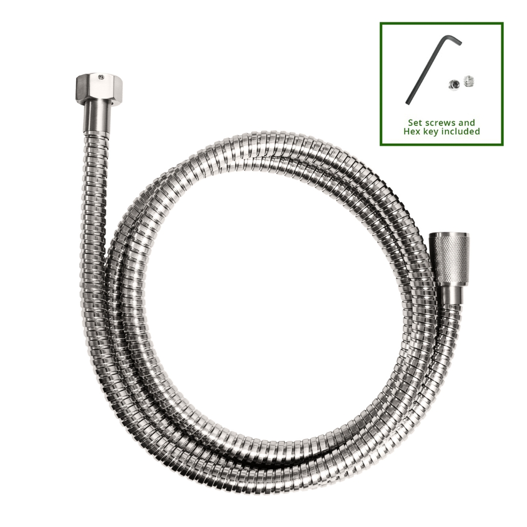 Vandal Resistant STEELHEAD® Shower Hose - Brushed