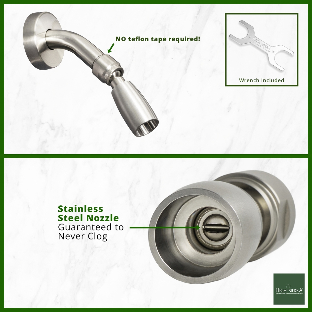 STEELHEAD® Fixed Shower Head - No Trickle Valve - Image 6