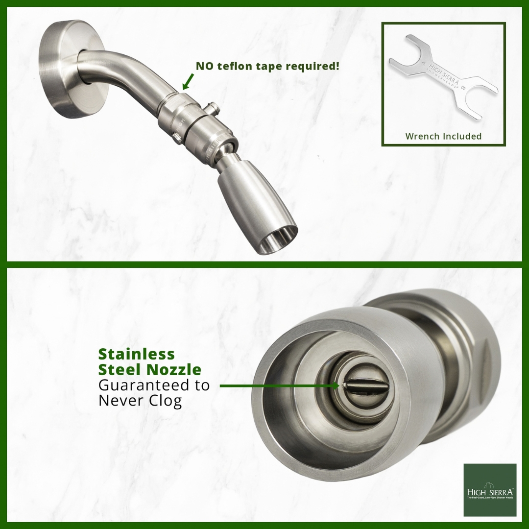 STEELHEAD® Fixed Shower Head - With Trickle Valve - Image 6