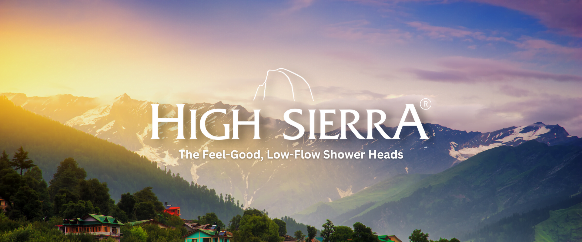 High Sierra Showerheads Slider Banner